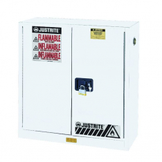 JUSTRITE 893025, CABINET, FLAM SFTY 30G, SC WHT